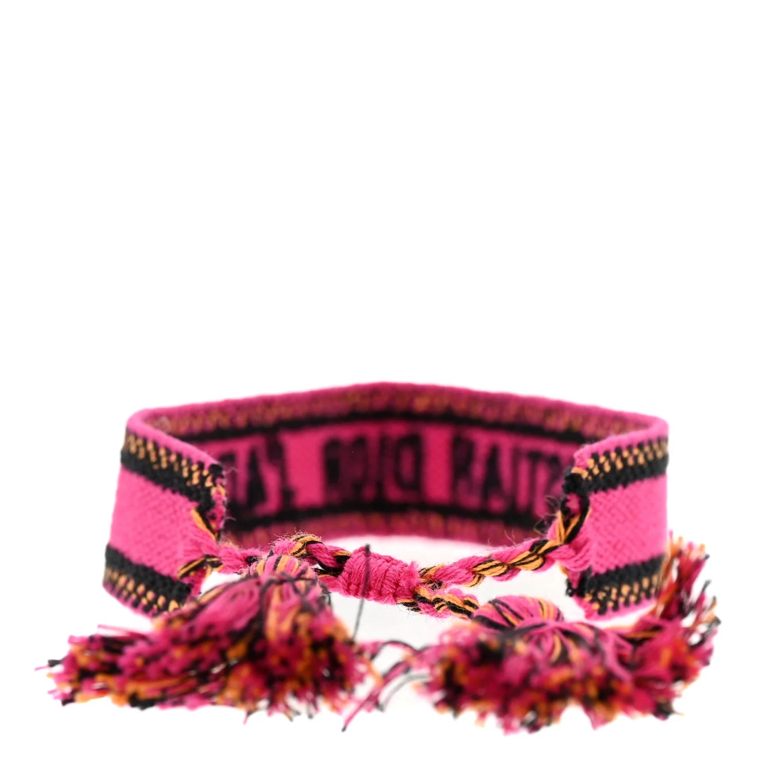 Dior Pink J'Adior Woven Bracelet