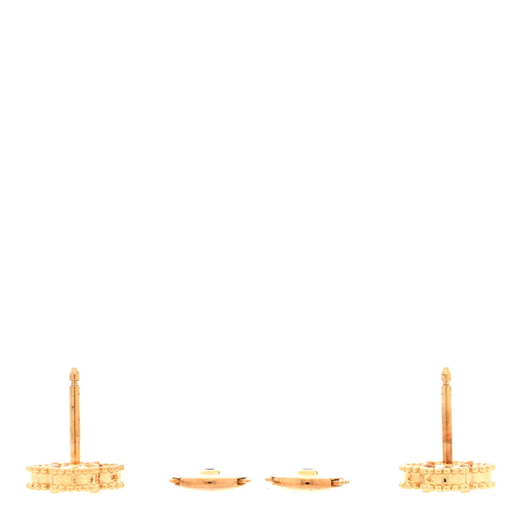 Van Cleef Onyx Alhambra Earrings