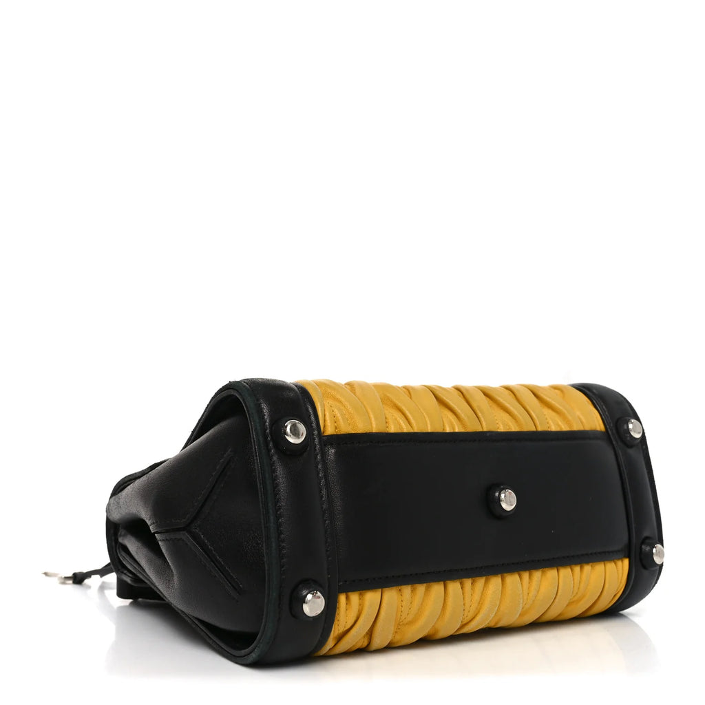 Miu Miu Bicolor Matelassé Handbag