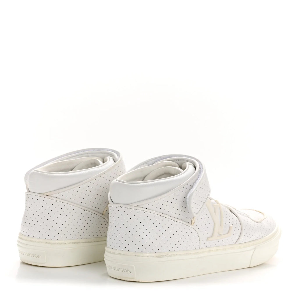 Louis Vuitton White Perforated Sneaker