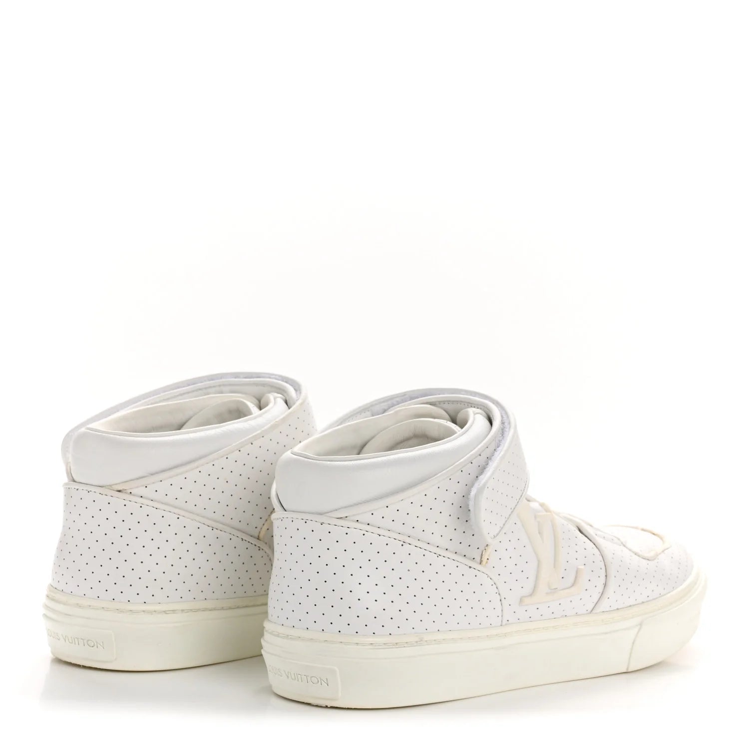 Louis Vuitton White Perforated Sneaker