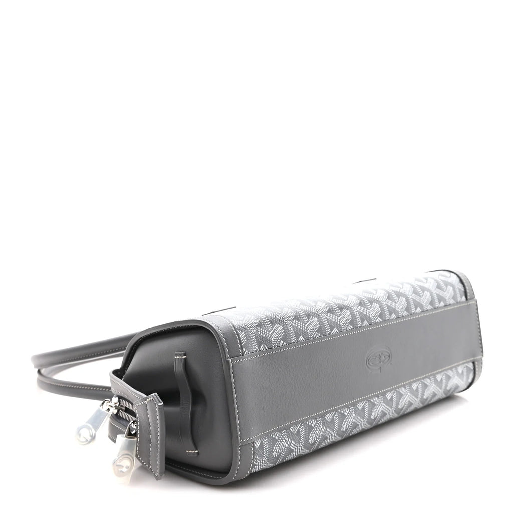 Goyard Grey Goyardine Compiegne Bag