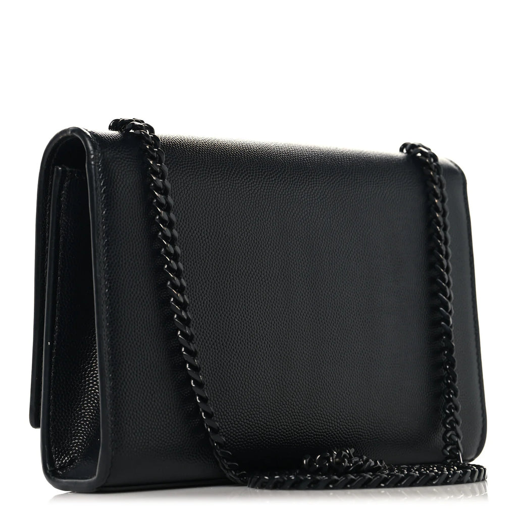 Saint Laurent Black Grained Bag