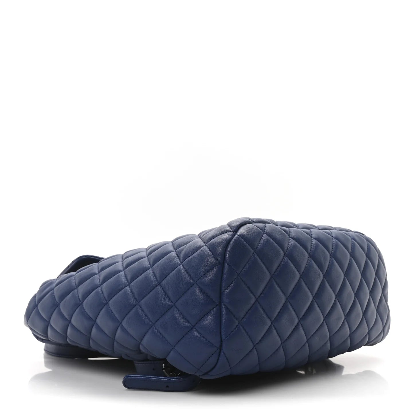 Chanel Navy Quilted Leather Backpack