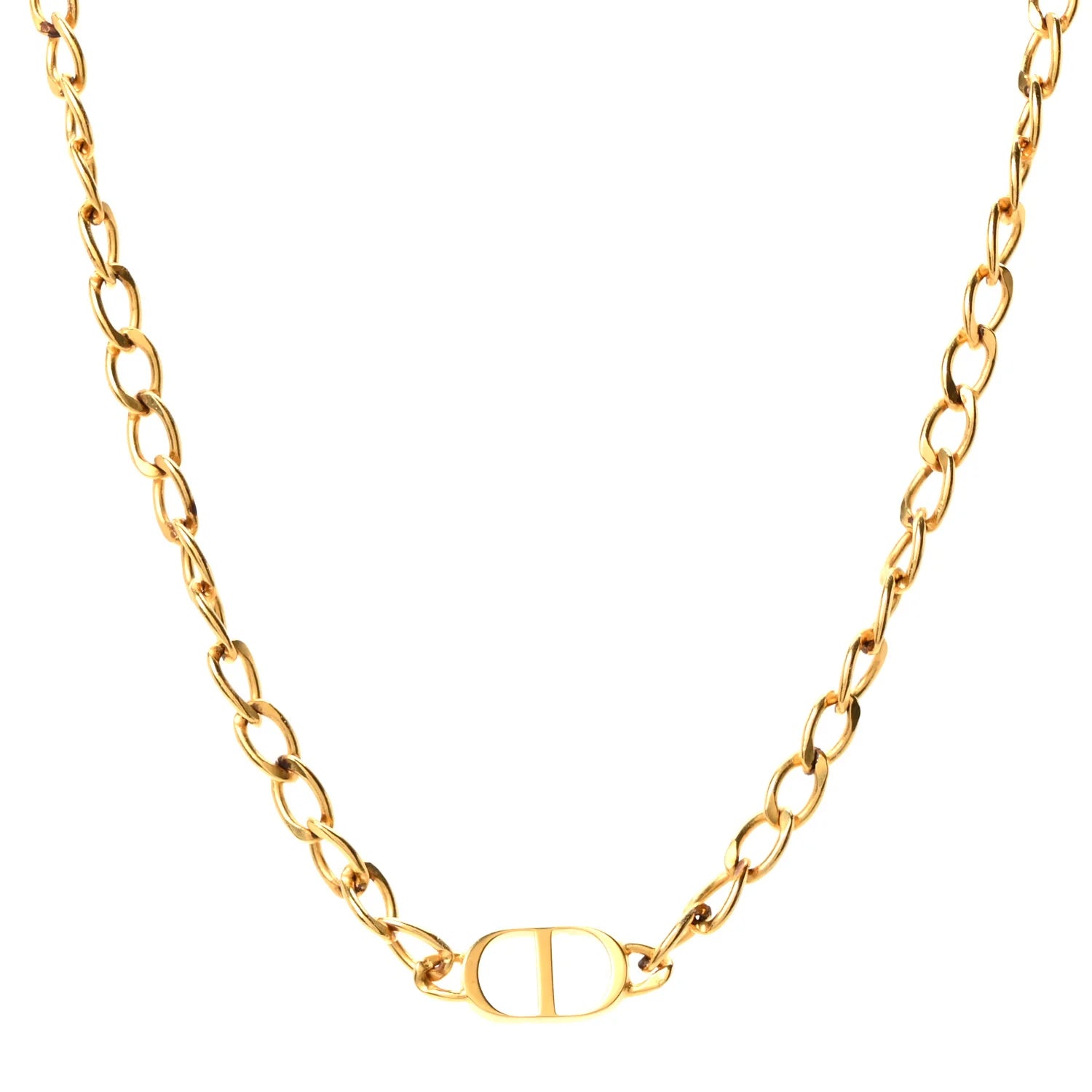 Dior Gold CD Chain Necklace