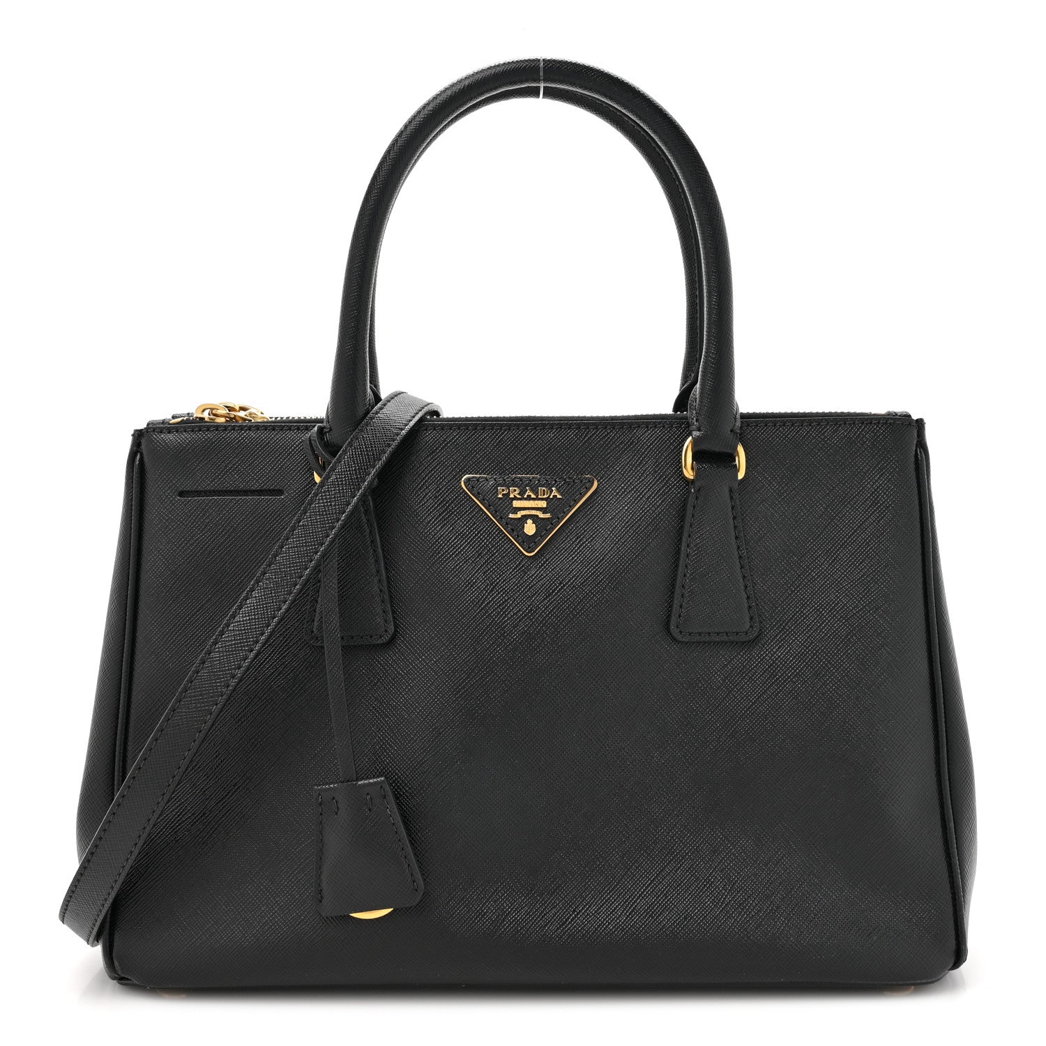 Prada Black Saffiano Galleria Bag