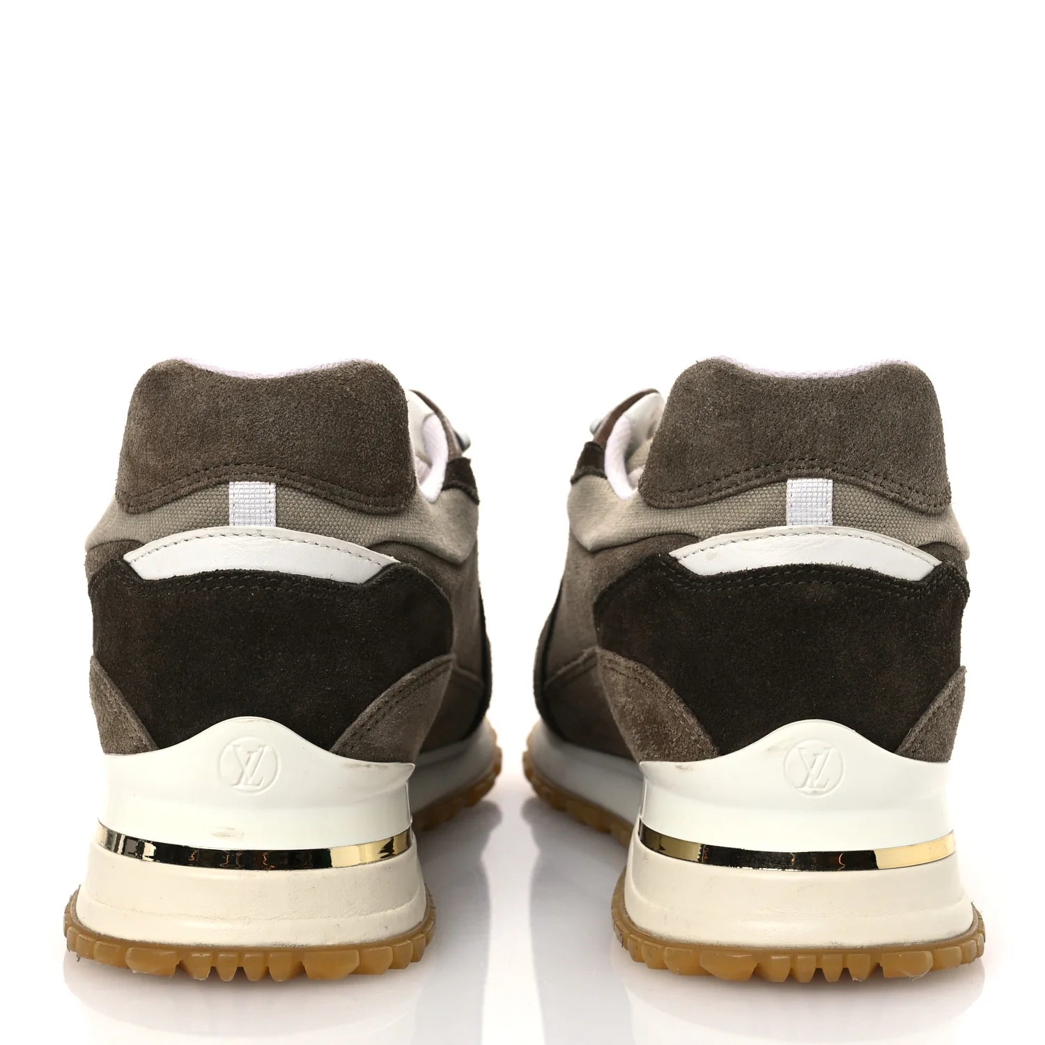 Louis Vuitton Brown Suede Sneakers