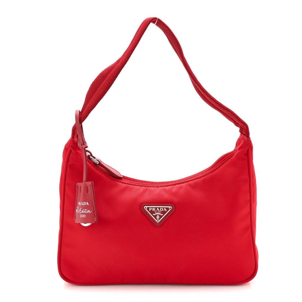 Prada Red Nylon Re-Edition Bag