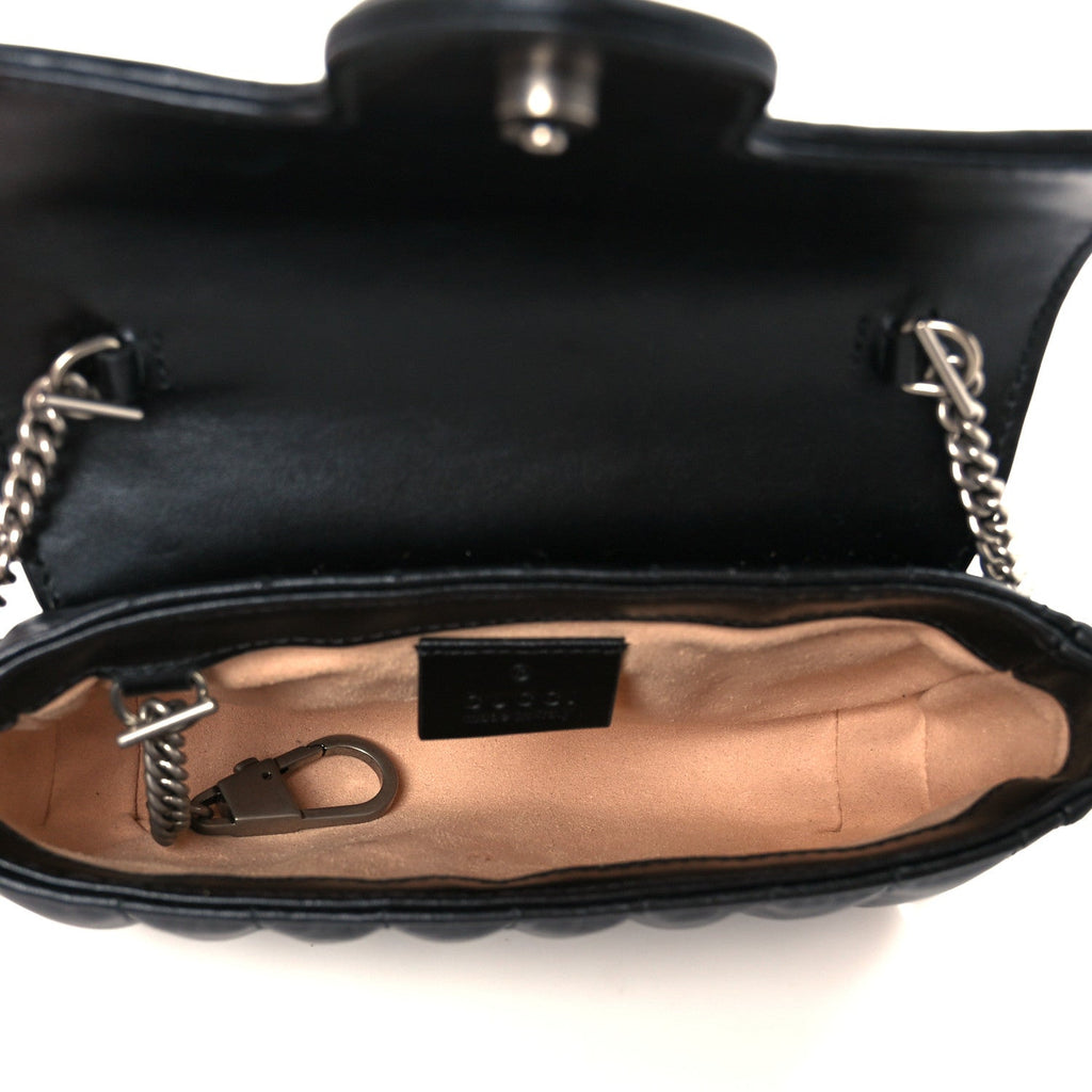 Gucci Black GG Marmont Bag