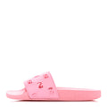 Gucci Pink Rubber Logo Slides
