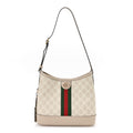 Gucci White Ophidia Shoulder Bag