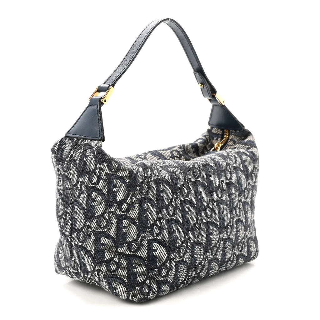 Dior Blue Oblique Jacquard Bag