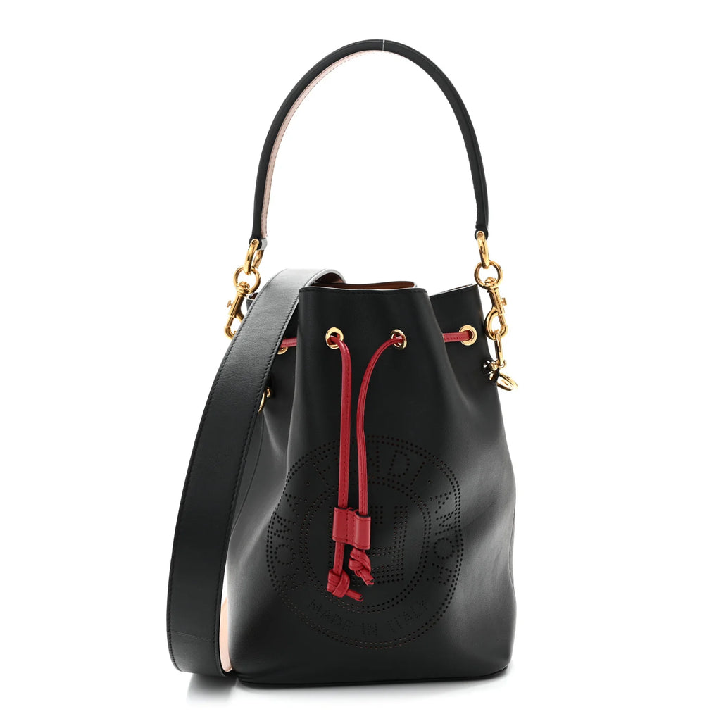 Fendi Black Perforated Mon Tresor