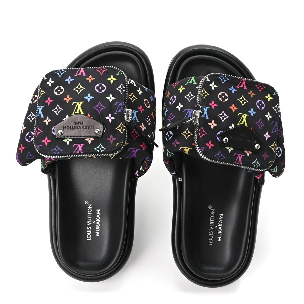 Louis Vuitton Monogram Pouch Slides