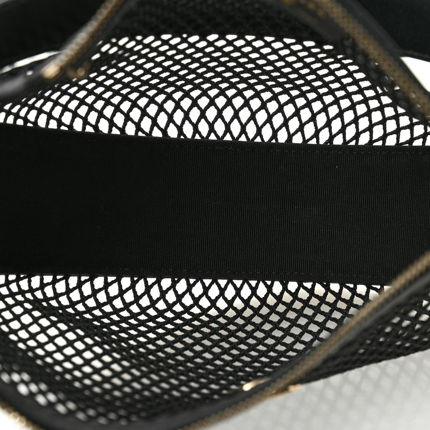 Chanel Black Mesh Hobo Bag