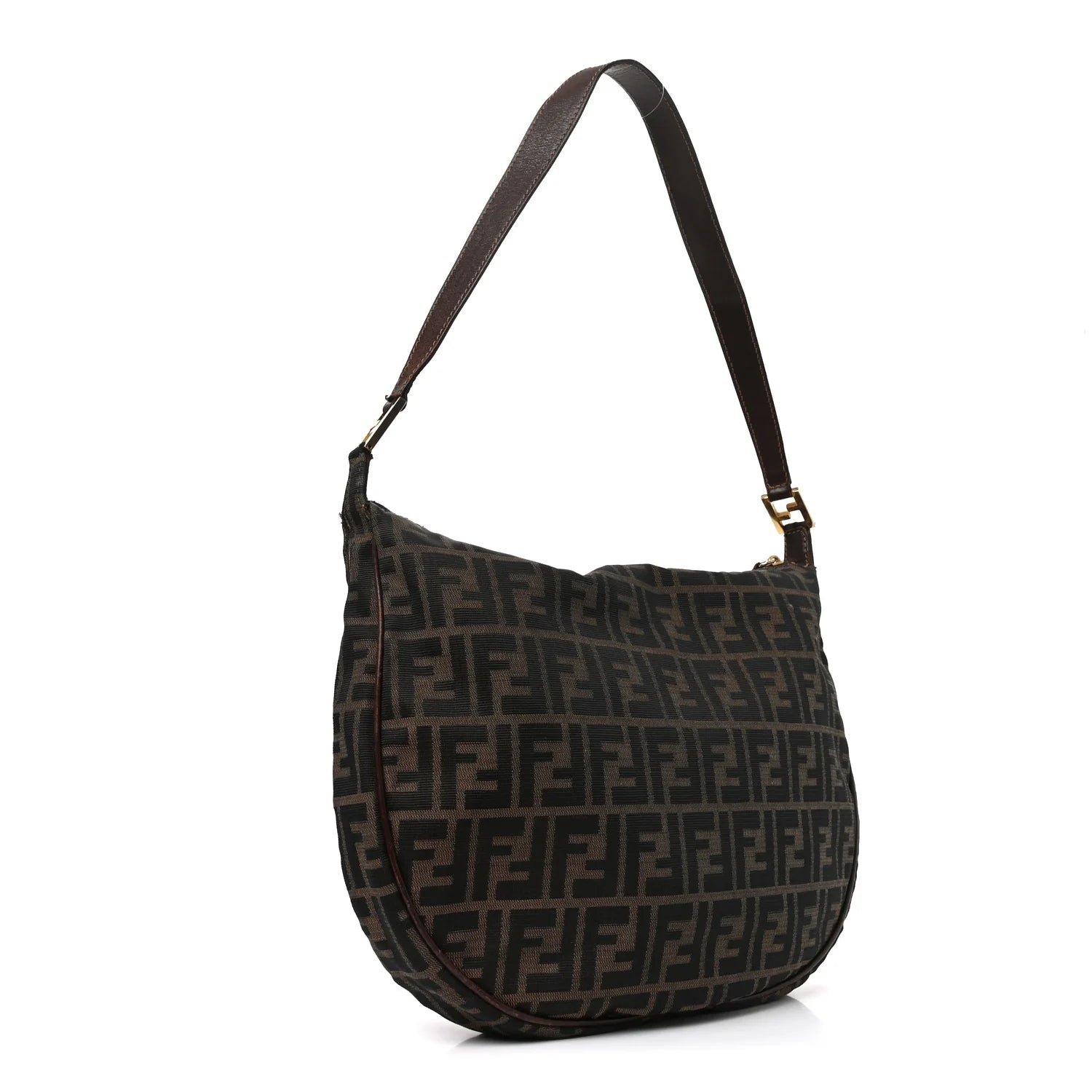 Fendi Zucca Monogram Canvas Hobo