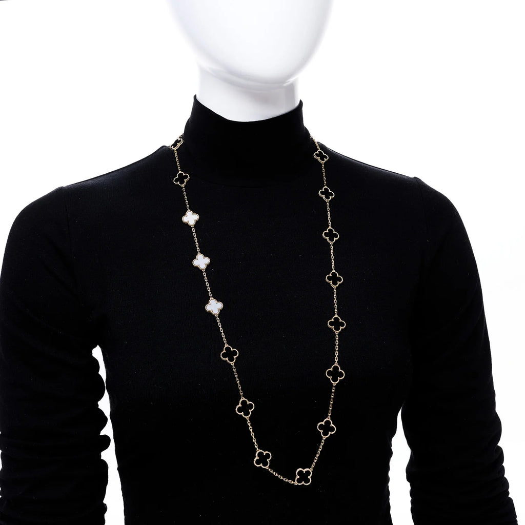 Van Cleef Arpels Onyx Alhambra