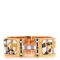 Hermes Equestrian Printed Enamel Bracelet