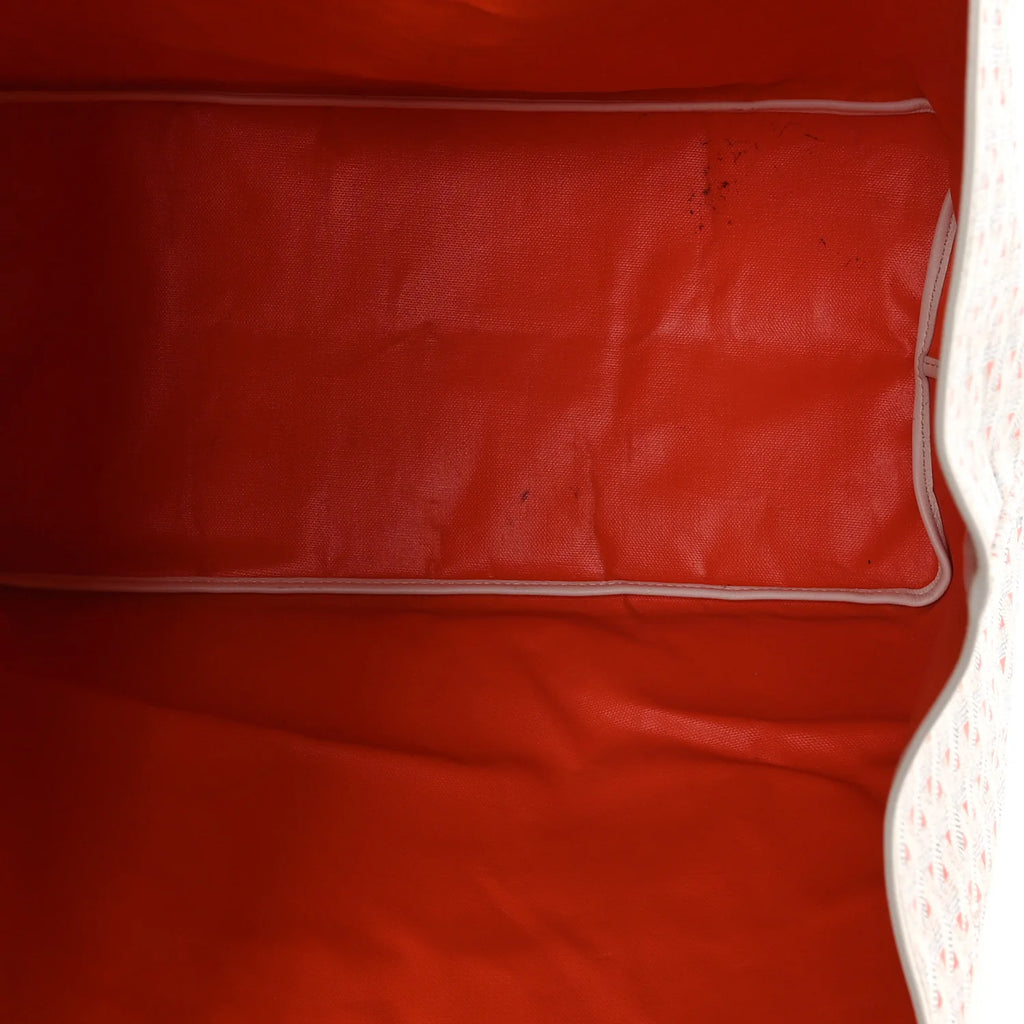 Goyard White Red Saint Louis GM