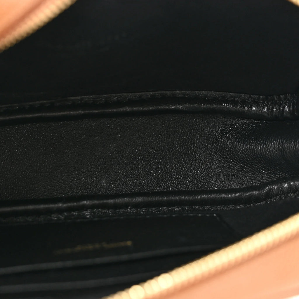 Saint Laurent Tan Quilted Lou