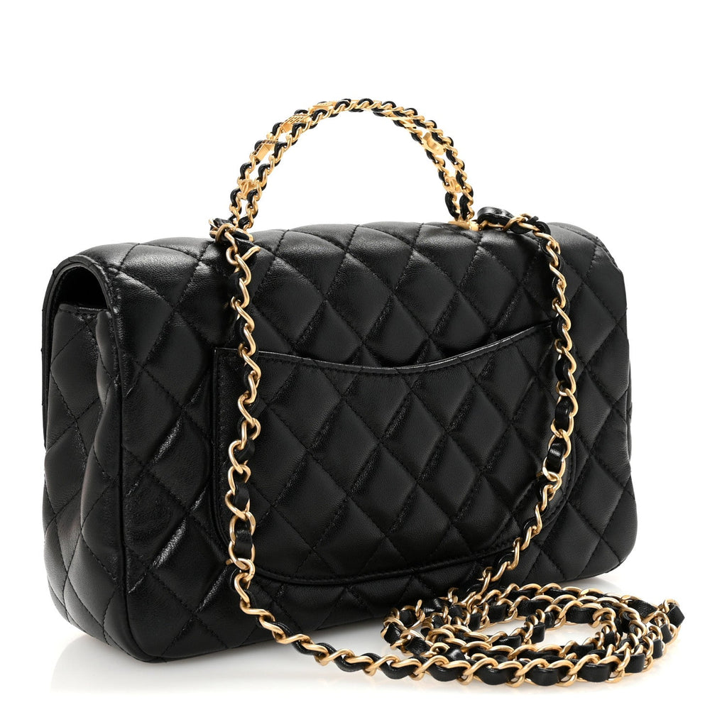 Chanel Black Quilted Lambskin Bag