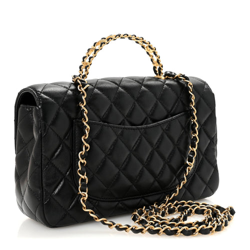 Chanel Black Quilted Lambskin Bag