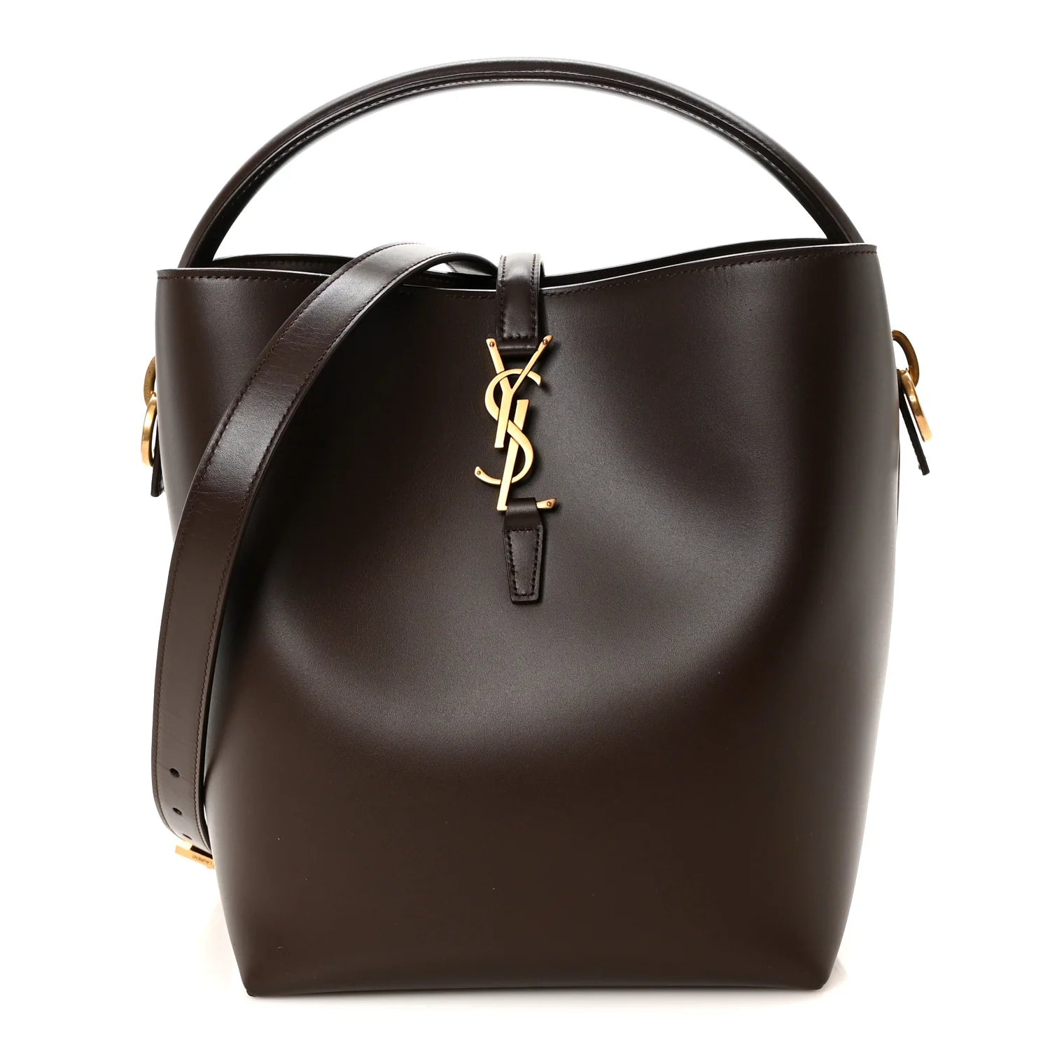 Saint Laurent Leather Bucket Bag