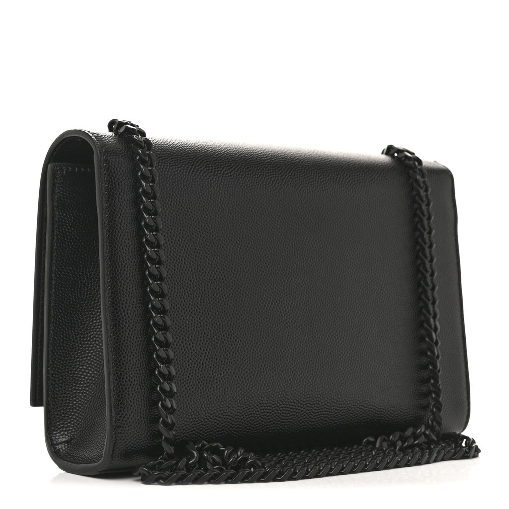 Saint Laurent Black Grained Bag