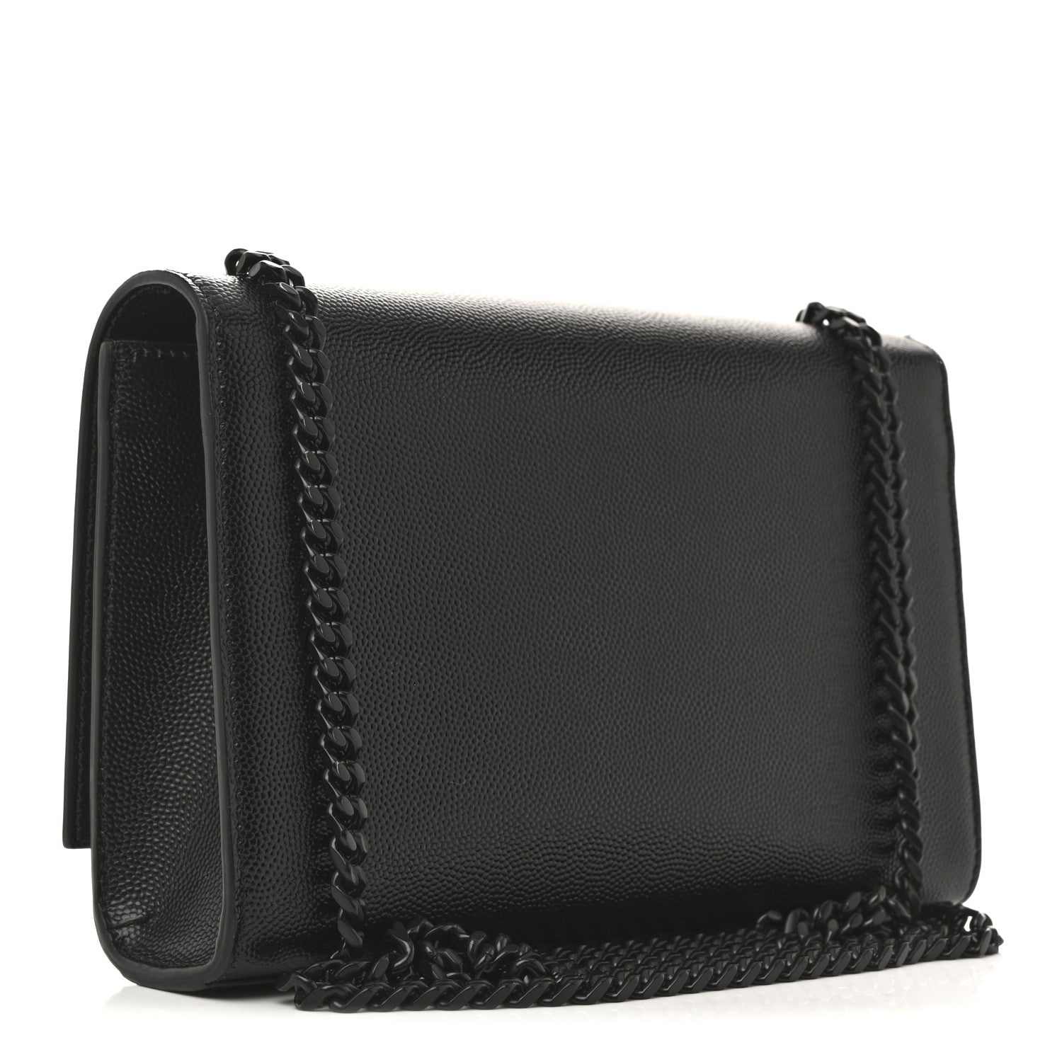 Saint Laurent Black Grained Bag