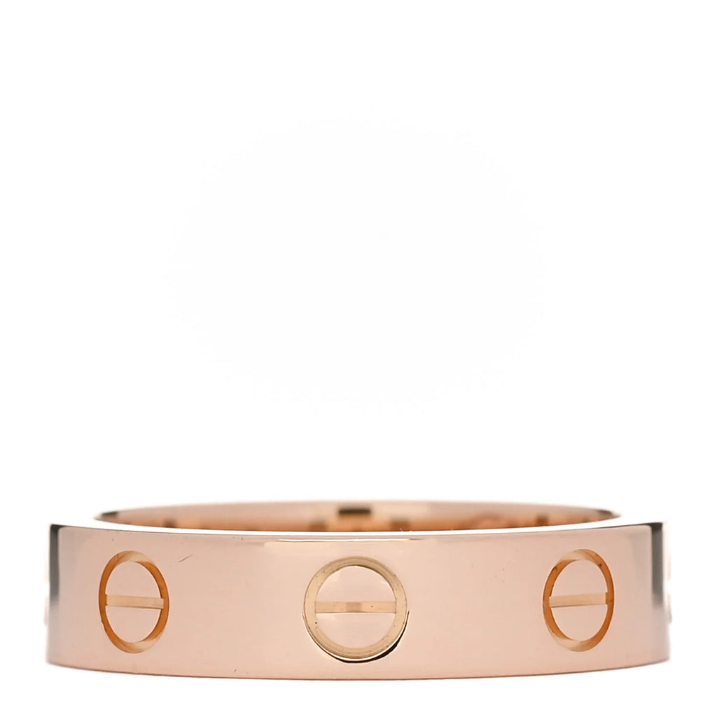 Cartier Rose Gold Diamond Ring
