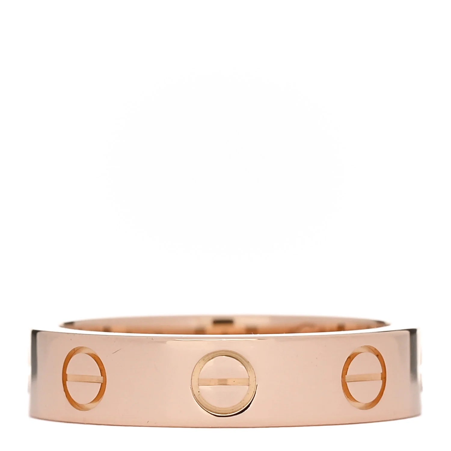 Cartier Rose Gold Diamond Ring