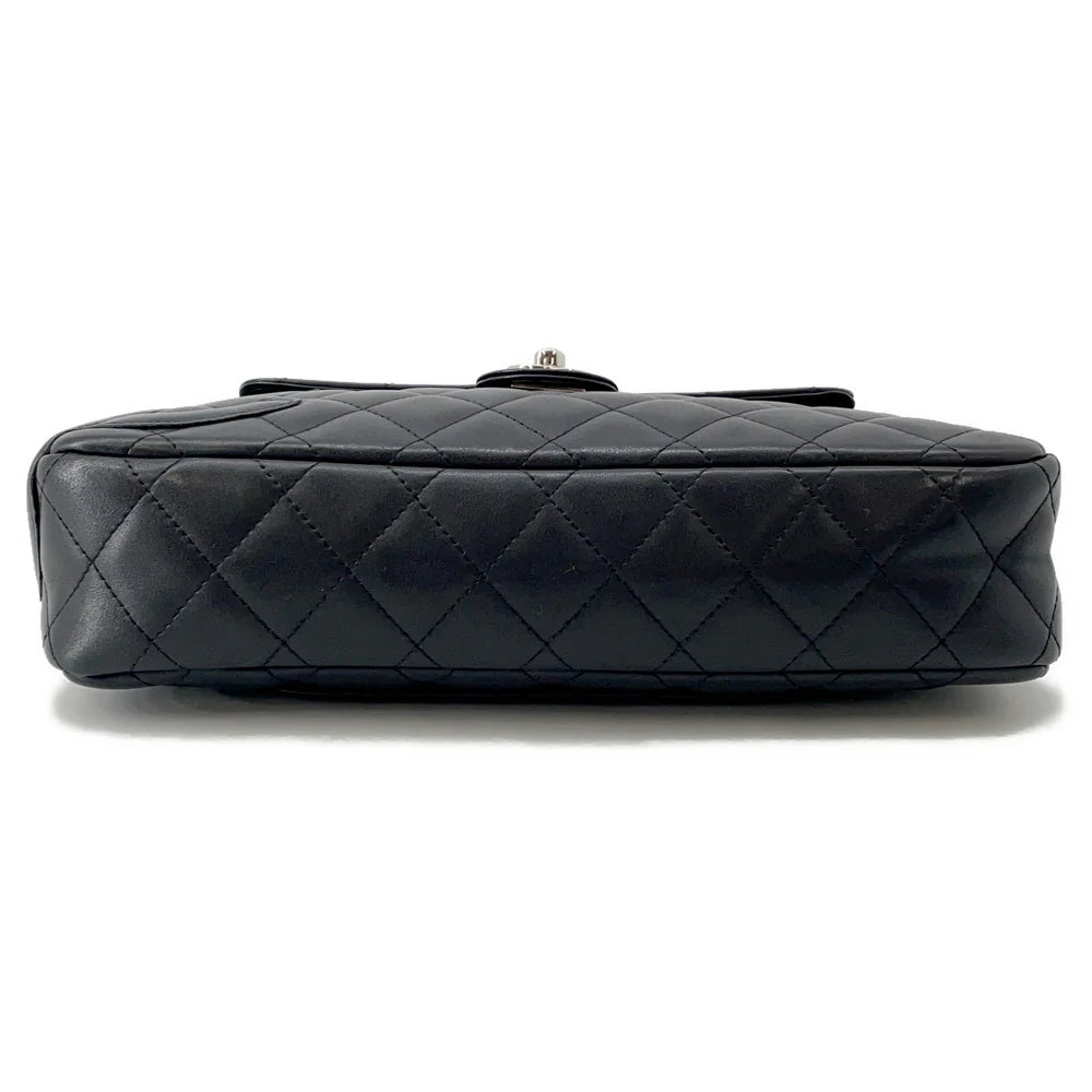 Chanel Black Quilted Lambskin Cambon Camera Bag