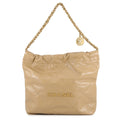 Chanel Beige Quilted Shiny Bag