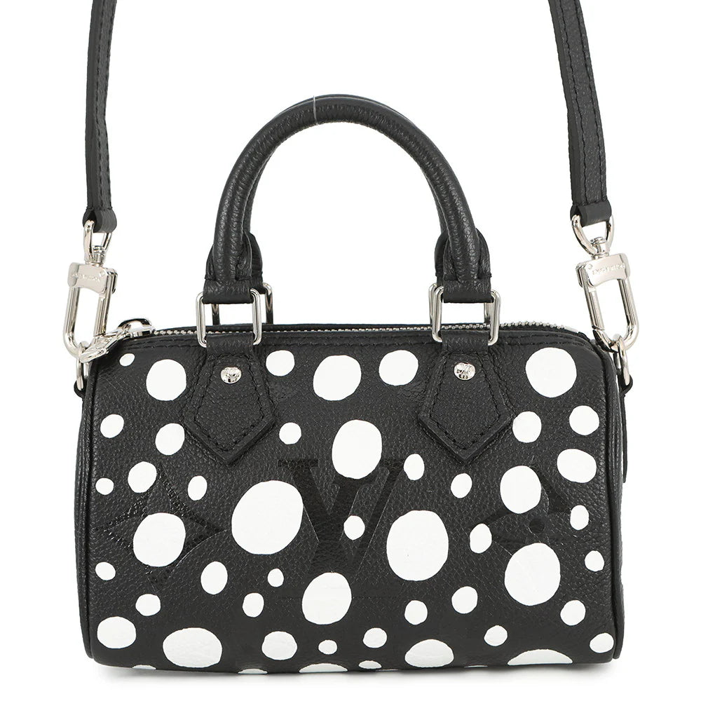 Louis Vuitton Kusama Nano Speedy Black
