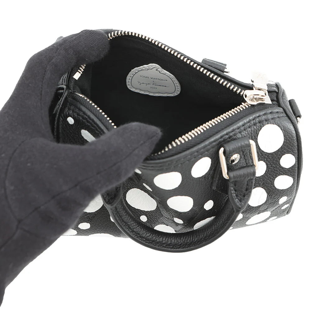 Louis Vuitton Kusama Nano Speedy Black