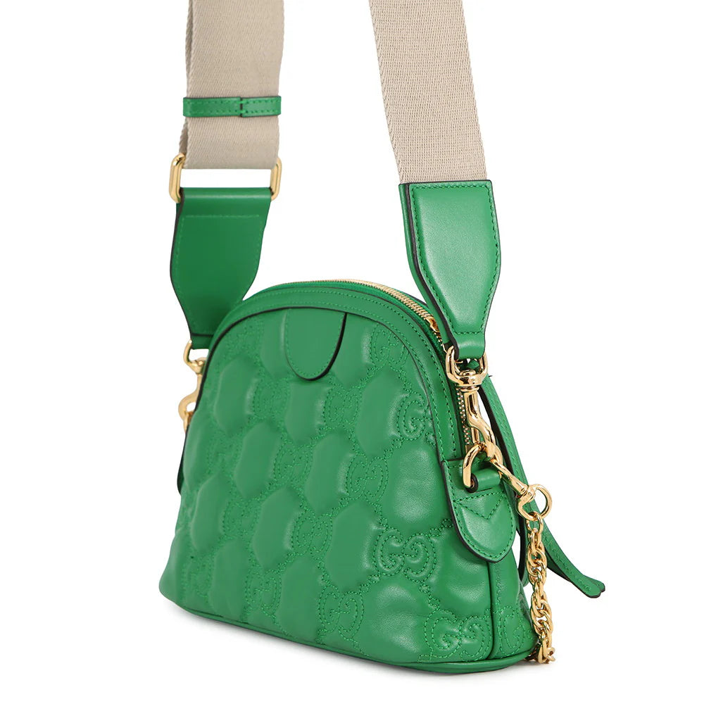 Gucci Green GG Matelassé Bag