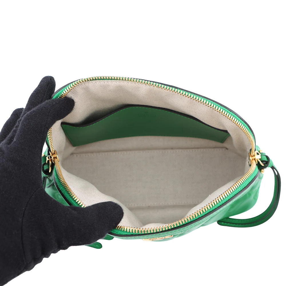 Gucci Green GG Matelassé Bag