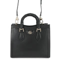 Gucci Diana Black Leather Tote