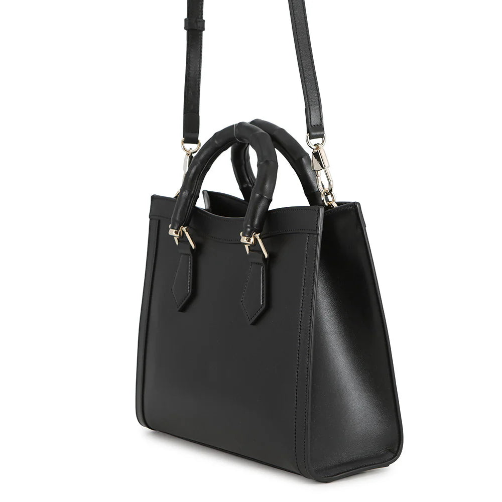 Gucci Diana Black Leather Tote