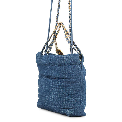 Chanel 22 Mini Quilted Denim