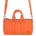Louis Vuitton Orange Taurillon Nano Keepall