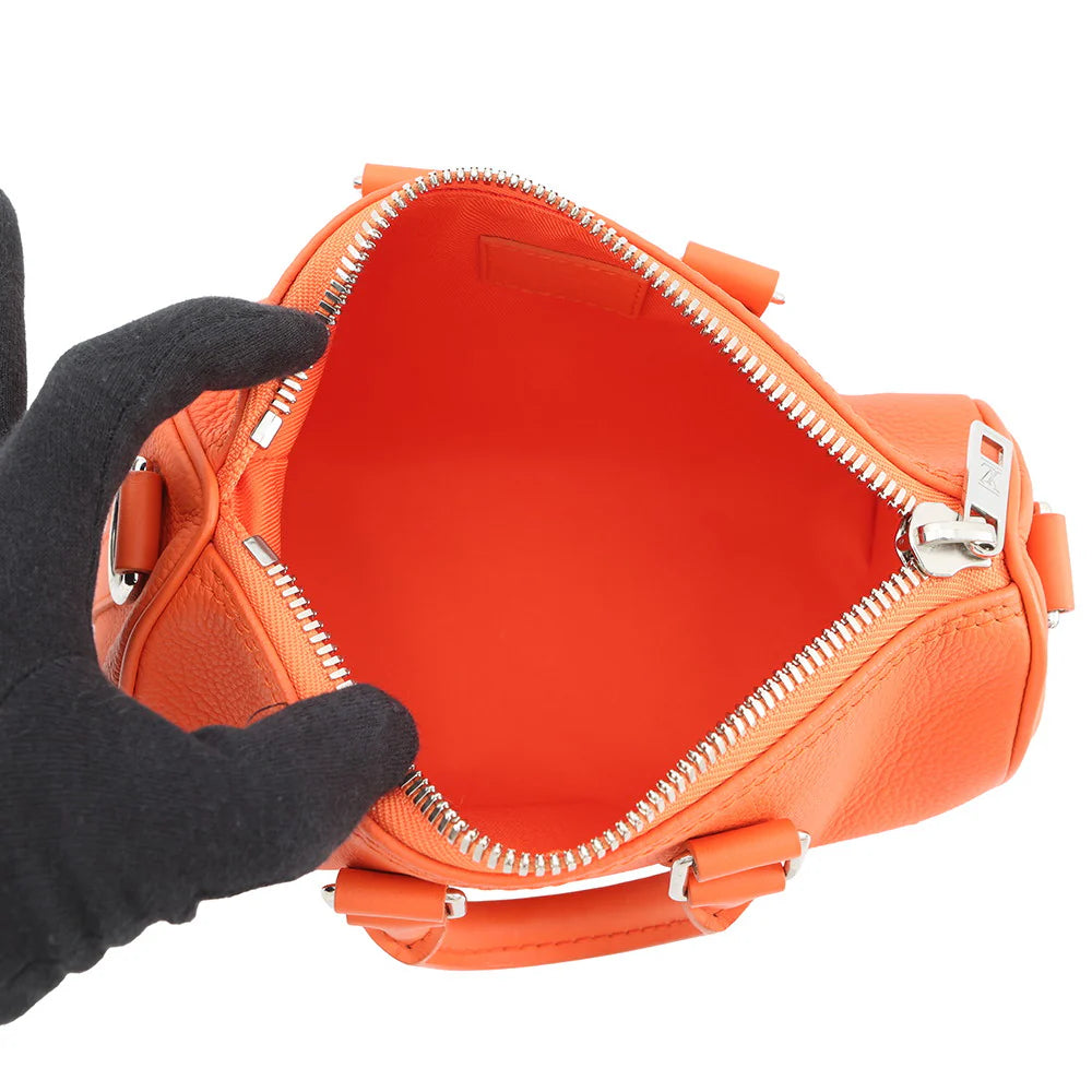 Louis Vuitton Orange Taurillon Nano Keepall