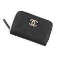 Chanel Black Quilted Leather Coin Purse