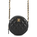CHANEL Matelasse Mini Shoulder Bag Black