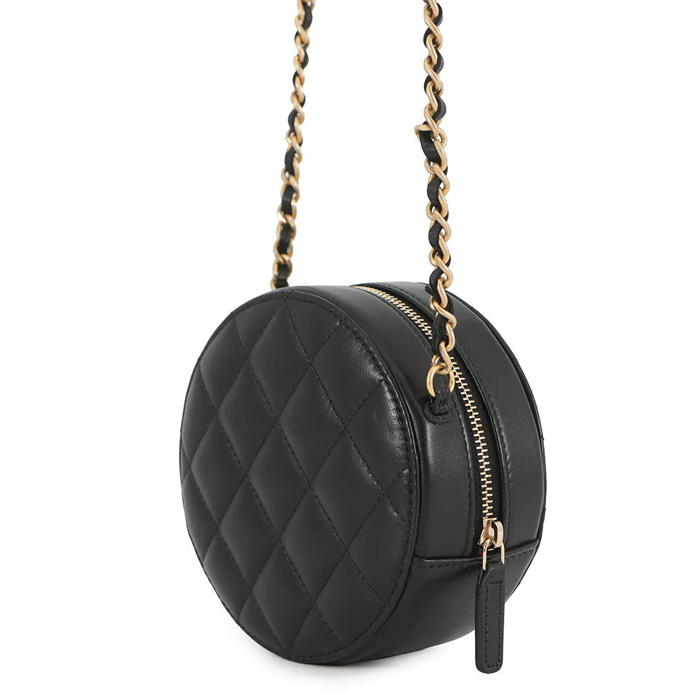 CHANEL Matelasse Mini Shoulder Bag Black
