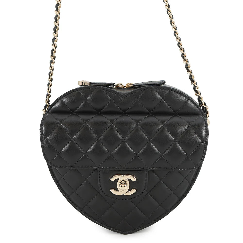 Chanel Black Quilted Lambskin Bag