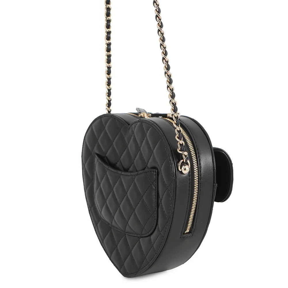 Chanel Black Quilted Lambskin Bag