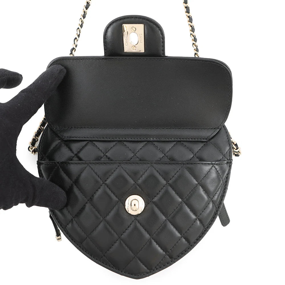 Chanel Black Quilted Lambskin Bag