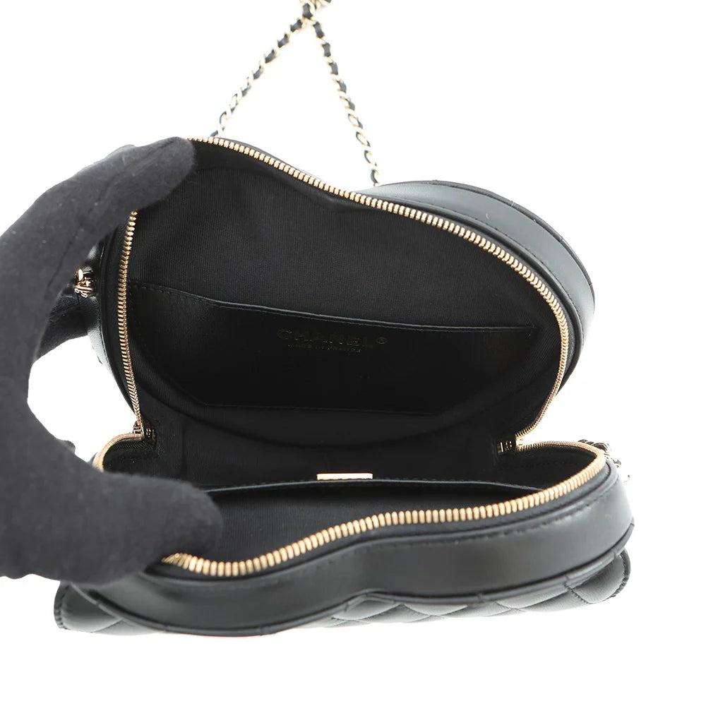 Chanel Black Quilted Lambskin Bag