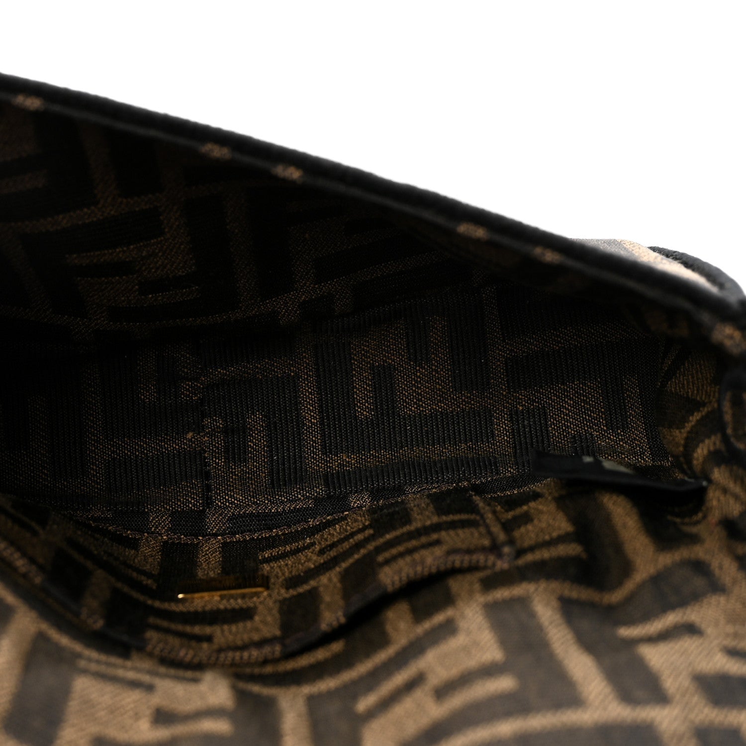 Fendi Baguette FF Monogram Bag